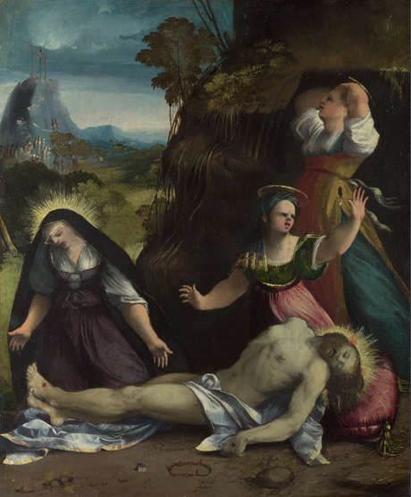 Lamentation over the Body of Christ by Dosso Dossi, hand-painted oil reproduction