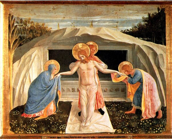 Lamentation over the Dead Christ by Fra Angelico, hand-painted oil painting reproduction