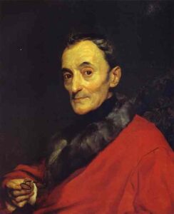 Portrait of the Archeologist Michelangelo Lanci by Karl Briullov, hand-painted oil painting reproduction