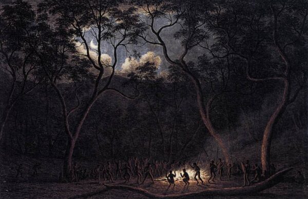 A Corroboree in Van Diemen’s Land by John Glover, hand-painted oil painting reproduction
