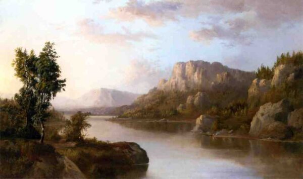 Landscape by Robert Scott Duncanson, hand-painted oil painting reproduction