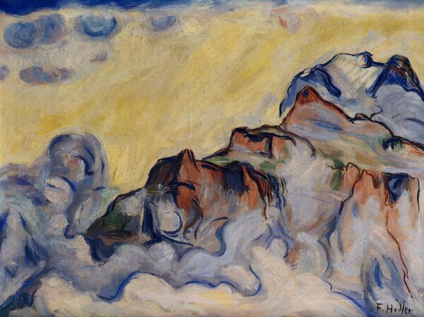 Landscape by Ferdinand Hodler, hand-painted oil painting reproduction