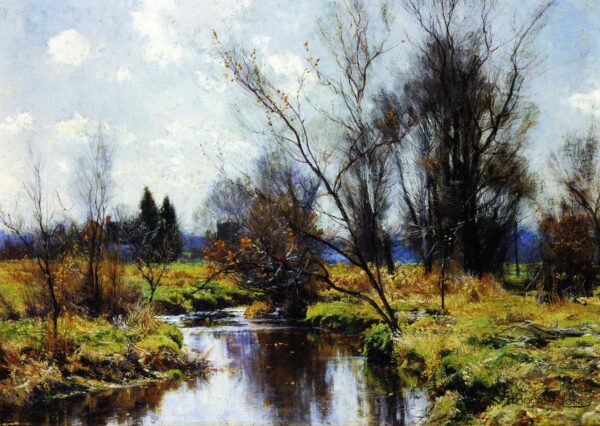 Landscape by Hugh Bolton Jones, hand-painted oil painting reproduction