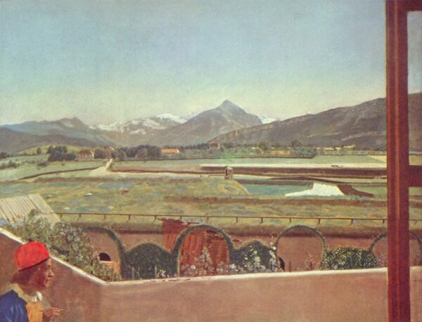 Landscape by Jean-Étienne Liotard, hand-painted oil painting reproduction