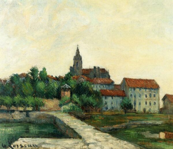 Landscape by Gustave Loiseau, hand-painted oil painting reproduction