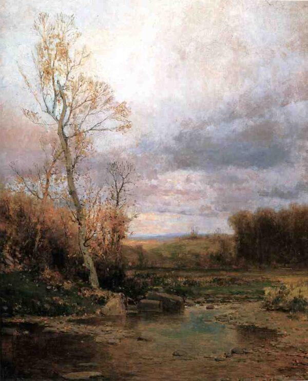 Landscape by Jervis McEntee, hand-painted oil painting reproduction