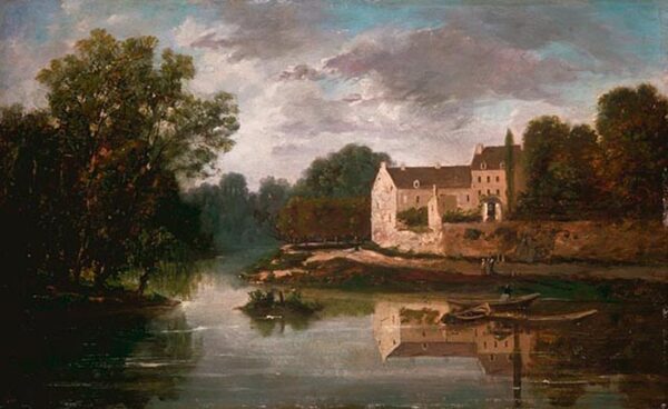 Landscape by Paul Peel, hand-painted oil painting reproduction