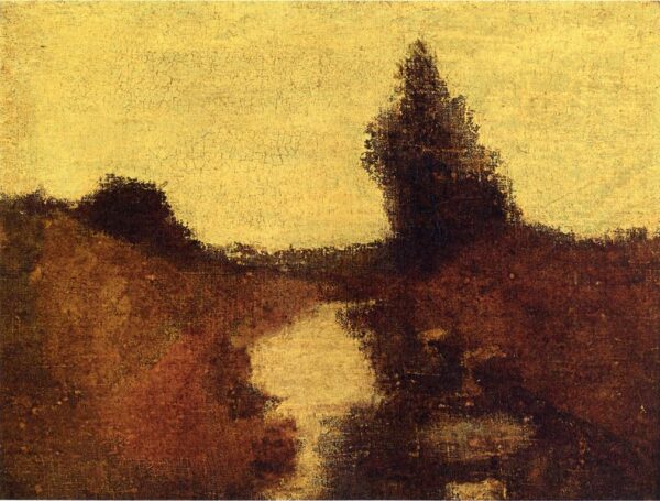 Landscape by Albert Pinkham Ryder, hand-painted oil painting reproduction