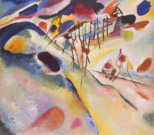 Landscape by Wassily Kandinsky, hand-painted oil painting reproduction