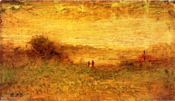 Landscape by Ralph Albert Blakelock, hand-painted oil painting reproduction