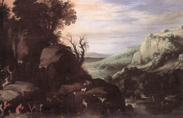 Landscape by Paul Bril, hand-painted oil painting reproduction