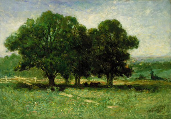 Landscape by Edward Mitchell Bannister, hand-painted oil painting reproduction