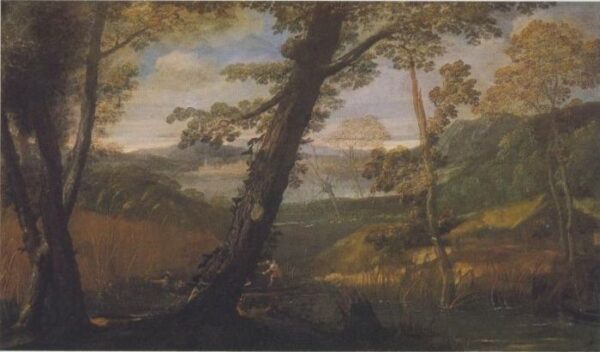 Landscape by Annibale Carracci, hand-painted oil painting reproduction