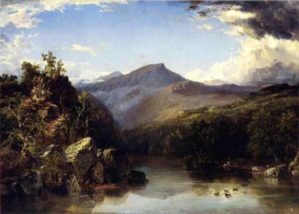 Landscape II by John Frederick Kensett, hand-painted oil painting reproduction