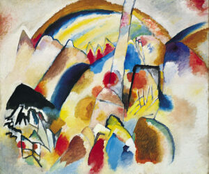 Landscape With Red Spots by Wassily Kandinsky, hand-painted oil painting reproduction