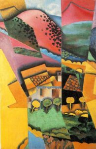 Landscape at Ceret by Juan Gris, hand-painted oil painting reproduction