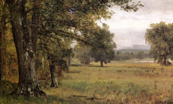 Landscape in the Catskills by Thomas Worthington Whittredge, hand-painted oil painting reproduction