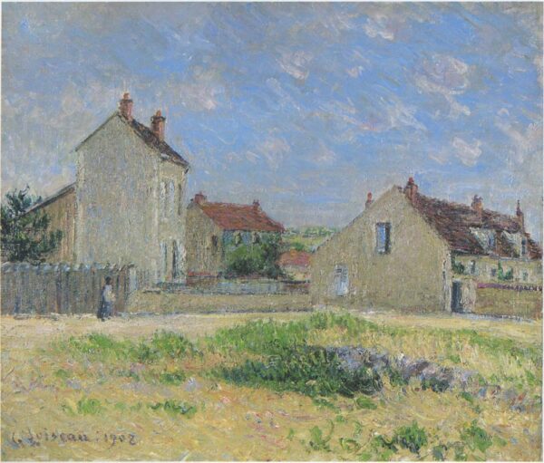 Landscape near Auxerre by Gustave Loiseau, hand-painted oil painting reproduction