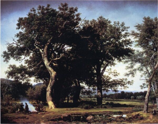Landscape near Minden by Thomas Worthington Whittredge, hand-painted oil painting reproduction