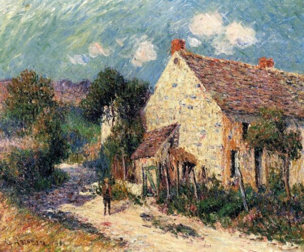 Landscape of Seine et Oise by Gustave Loiseau, hand-painted oil painting reproduction