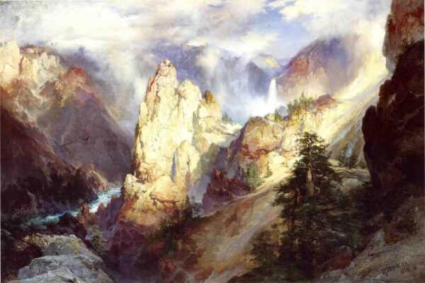 Landscapes by Thomas Moran, hand-painted oil painting reproduction