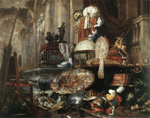 Large Vanitas Still-Life by Pieter Boel, hand-painted oil painting reproduction