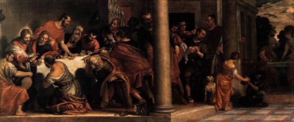 Last Supper by Paolo Veronese, hand-painted oil painting reproduction