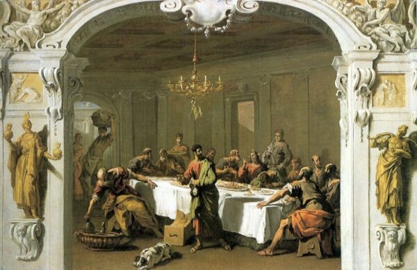 Last Supper by Sebastiano Ricci, hand-painted oil painting reproduction