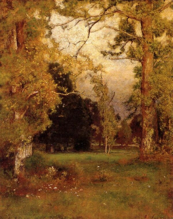 Late Afternoon by George Inness, hand-painted oil painting reproduction