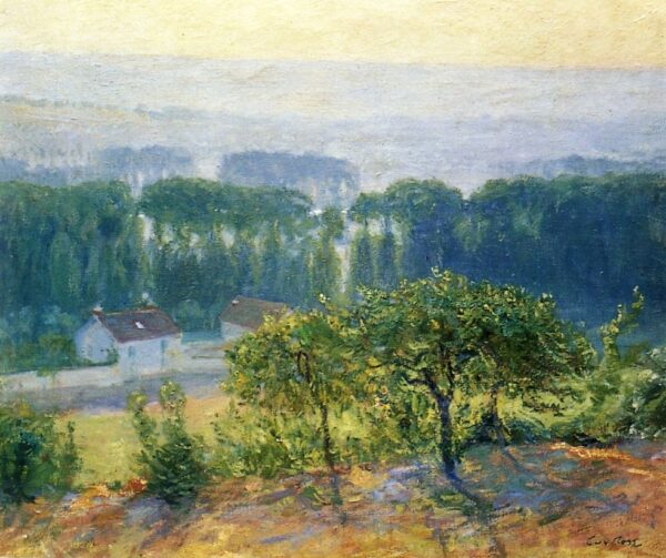 Late Afternoon Giverny by Guy Rose, hand-painted oil painting reproduction