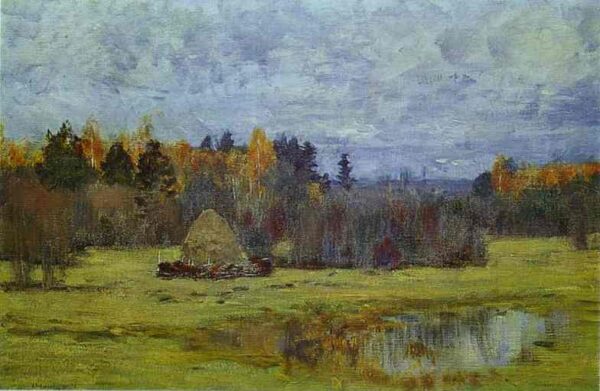 Late Autumn by Isaac Levitan, hand-painted oil painting reproduction