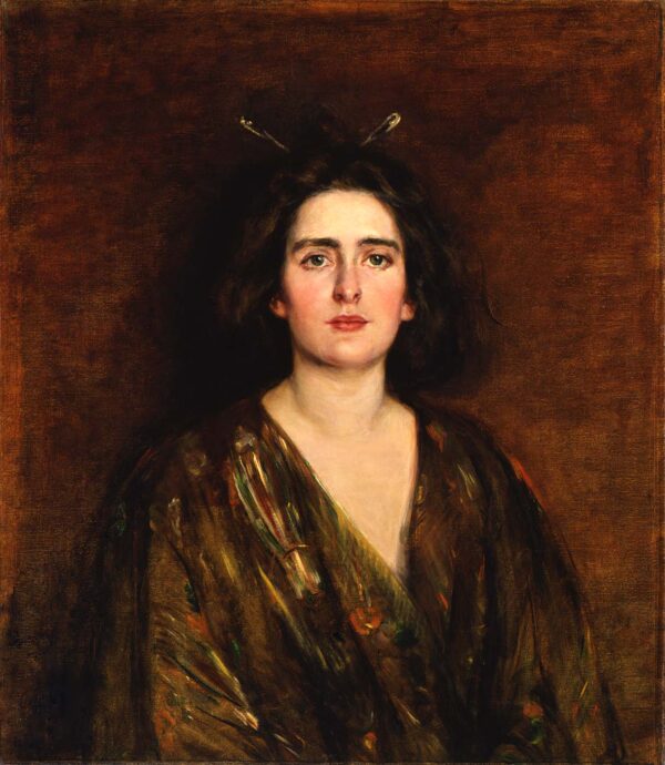 Laura at Sixteen by Alice Pike Barney, hand-painted oil painting reproduction