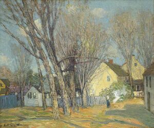 Windham Village by Julian Alden Weir, hand-painted oil painting reproduction