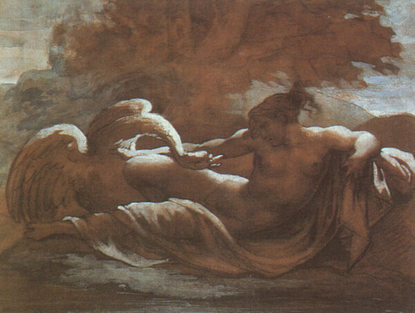 Leda and the Swan by Théodore Géricault, hand-painted oil reproduction