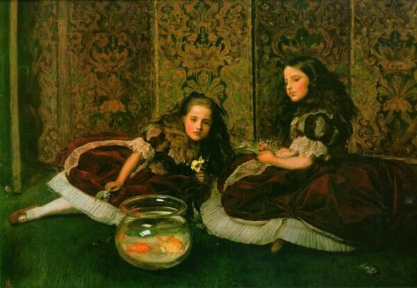 Leisure Hours by John Everett Millais, hand-painted oil painting reproduction