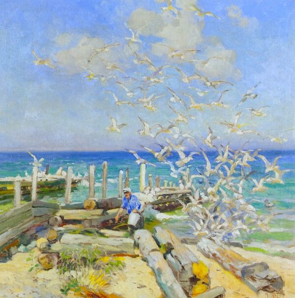 Leland by Mathias J Alten, hand-painted oil painting reproduction