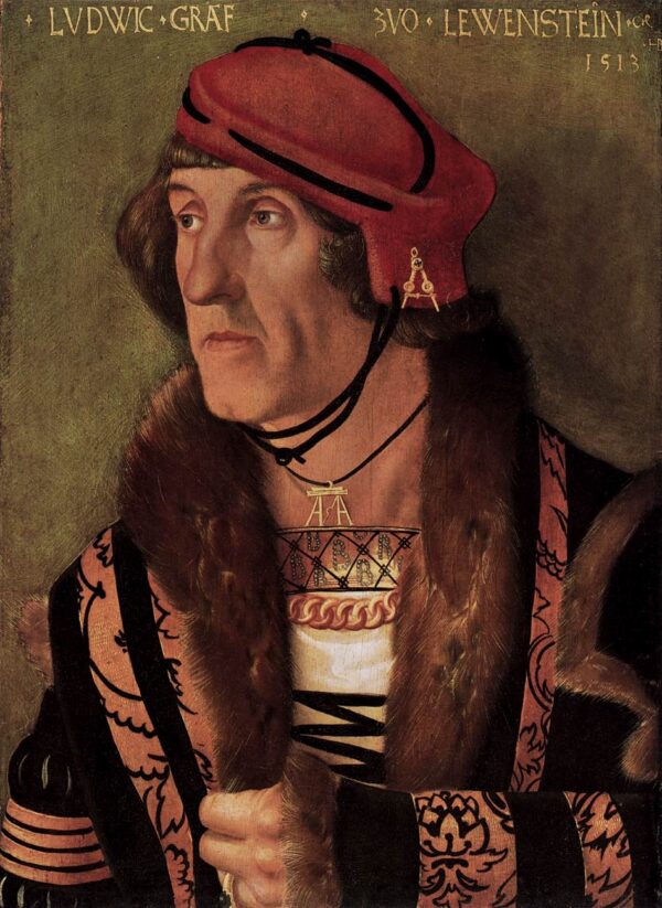 Ludwig, Count von Lenstein by Hans Baldung Grien, hand-painted oil painting reproduction