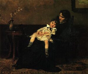 Les Derniers Jours d’Enfance by Cecilia Beaux, hand-painted oil painting reproduction