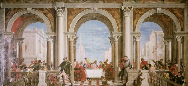 The Feast in the House of Levi by Francesco Fontebasso, hand-painted oil painting reproduction