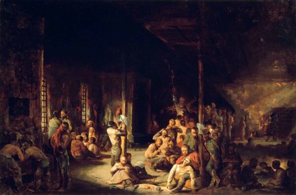 Libby Prison by David Gilmour Blythe, hand-painted oil painting reproduction