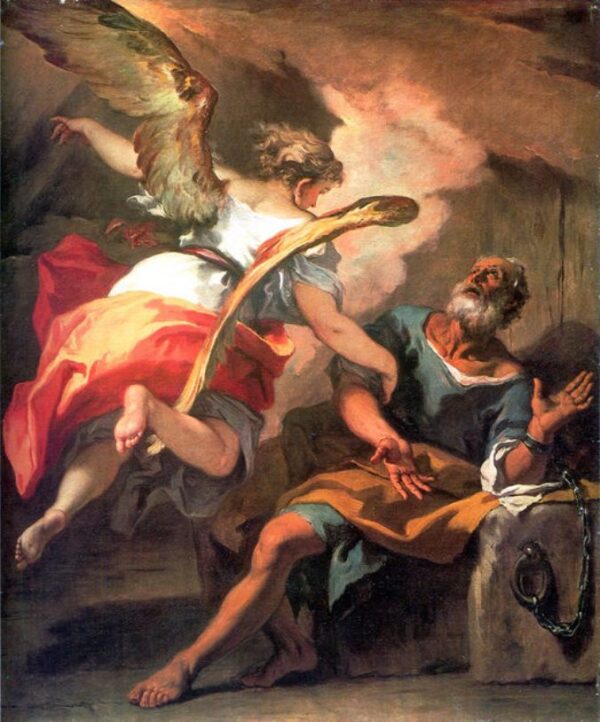 Liberation of St. Peter by Sebastiano Ricci, hand-painted oil painting reproduction