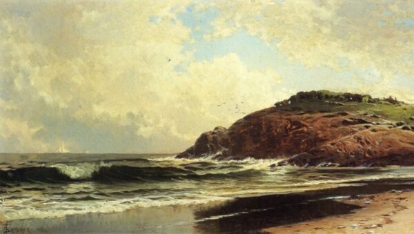 Light Winds by Alfred Thompson Bricher, hand-painted oil painting reproduction