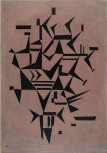 Lightly Touching by Wassily Kandinsky, hand-painted oil painting reproduction