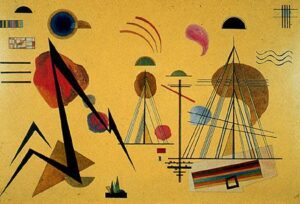 Line-Spot by Wassily Kandinsky, hand-painted oil painting reproduction