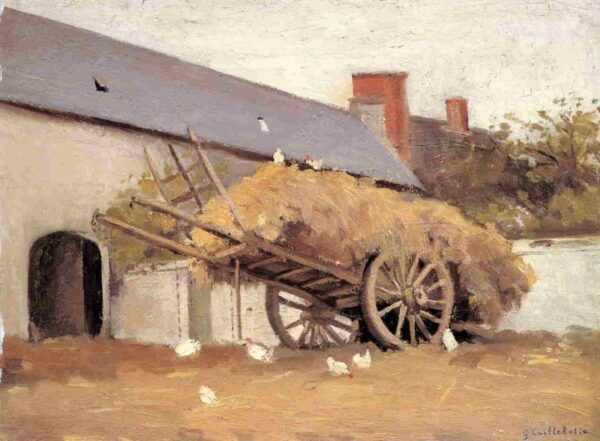 Loaded Haycart by Gustave Caillebotte, hand-painted oil painting reproduction