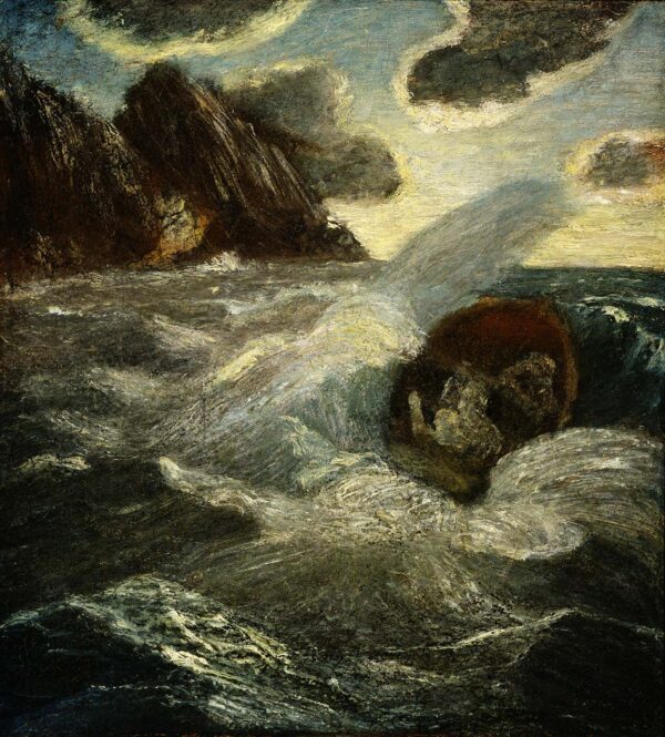 Lord Ullin’s Daughter by Albert Pinkham Ryder, hand-painted oil painting reproduction