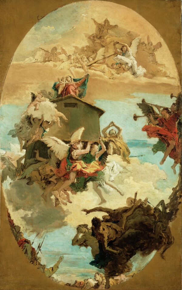 The Miracle of the Holy House of Loreto by Giovanni Battista Tiepolo, hand-painted oil painting reproduction