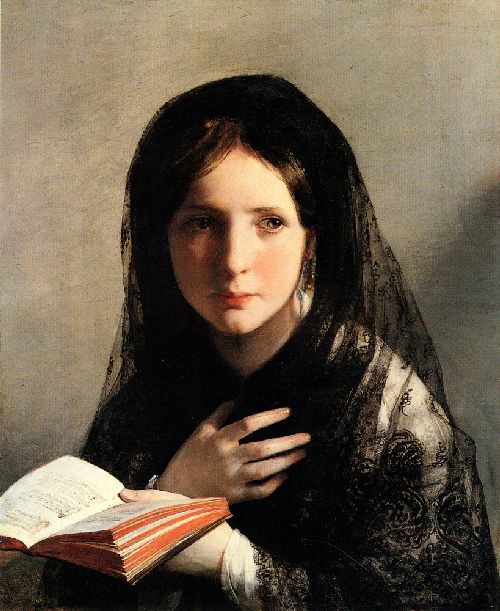Lost in Dreams by Friedrich von Amerling, hand-painted oil reproduction
