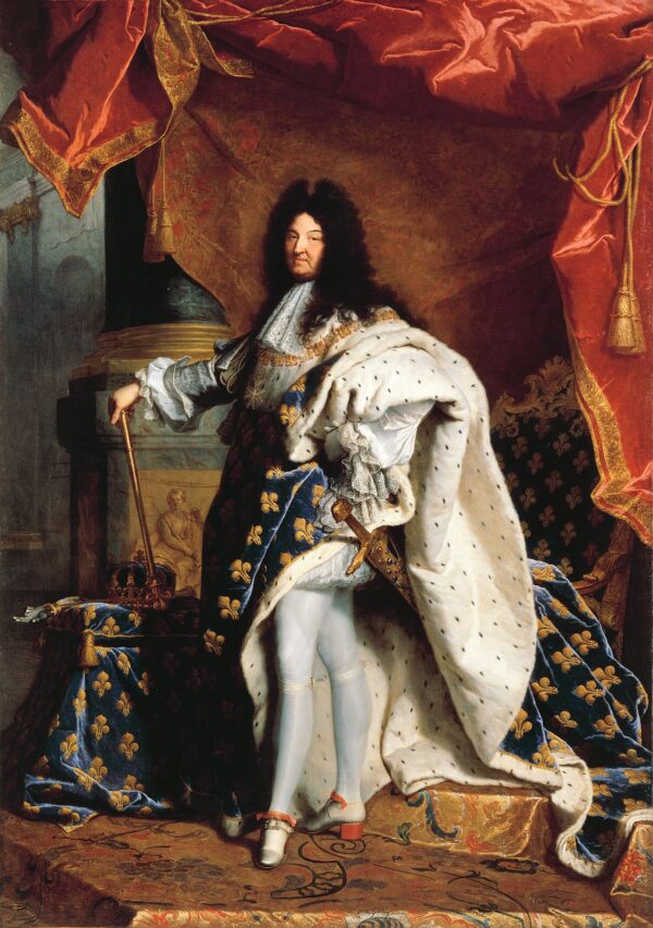 Louis XIV of France by Hyacinthe Rigaud, hand-painted oil painting reproduction