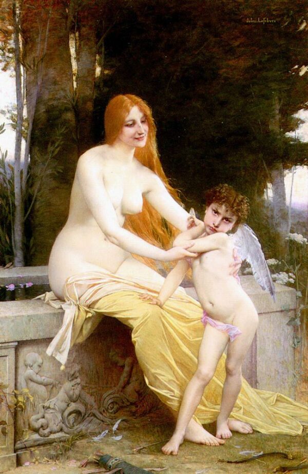 Love Hurts by Jules Joseph Lefebvre, hand-painted oil painting reproduction